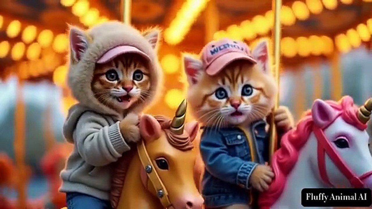 Cats vs. Amusement Park Rides - The Ultimate Showdown