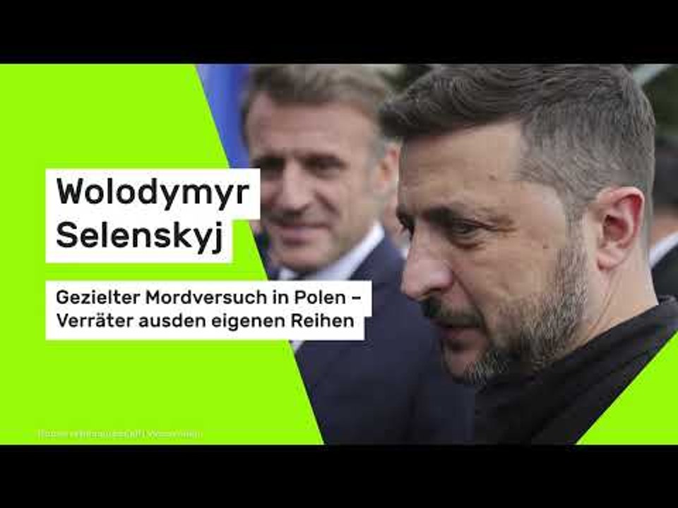 Wolodymyr Selenskyj: Gezielter Mordversuch in Polen – Verräter aus den eigenen Reihen