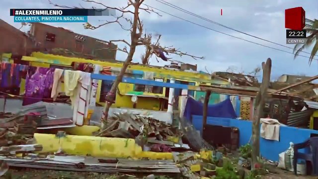 Poblados de Oaxaca incomunicados tras paso del huracán 'Erick' categoría 3