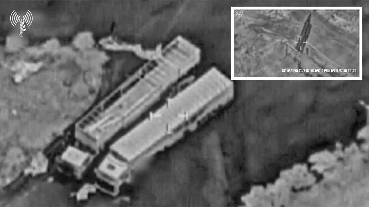 Israele pubblica un video dell’attacco aereo contro i lanciatori di missili in Iran