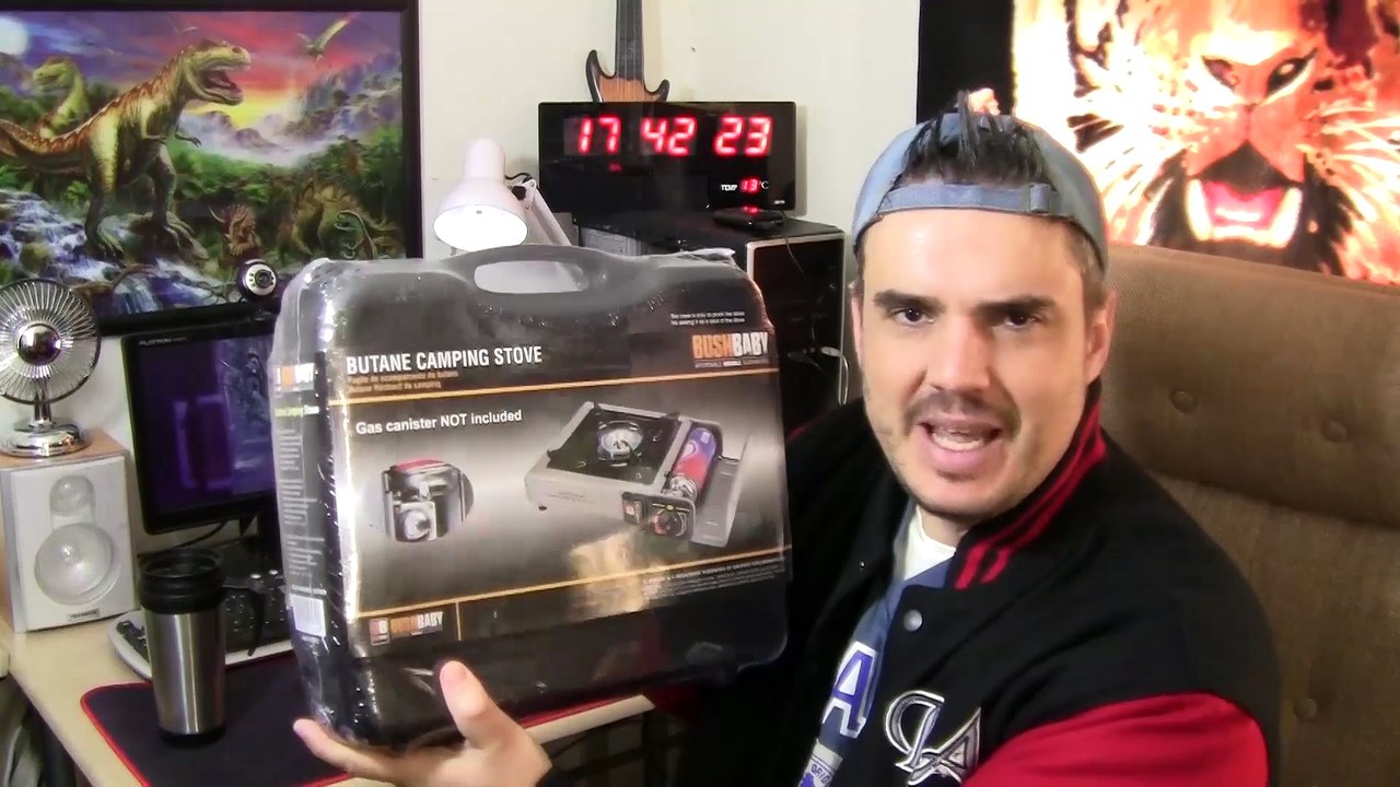 BUSHBABY BUTANE CAMPING STOVE portable gas burner: Really useful 4 cooking, demonstrations & travel