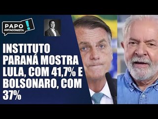 Instituto Paraná: vantagem de Lula sobre Bolsonaro cai para menos de 5 pontos