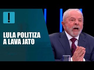 Ao Jornal Nacional, Lula diz que Lava Jato tomou caminho político