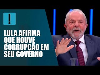 Lula no Jornal Nacional: "Você não pode dizer que não houve corrupção se as pessoas confessaram"
