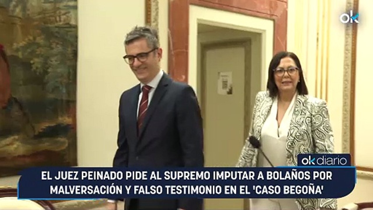 El juez Peinado pide al Supremo imputar a Bolaños por malversación y falso testimonio en el ‘caso Begoña’