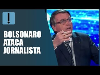 Jair Bolsonaro ataca Vera Magalhães em debate: “Vergonha para o jornalismo brasileiro”