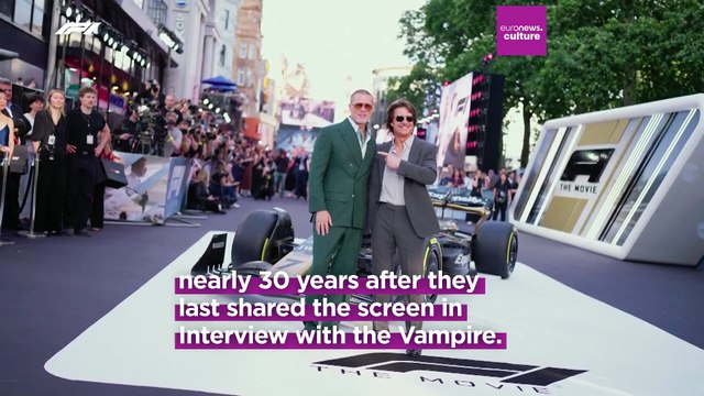 Brad Pitt premieres new F1 film in London with surprise appearance from Tom Cruise