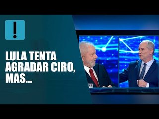 "O Lula se deixou corromper mesmo", diz Ciro Gomes em debate na Band