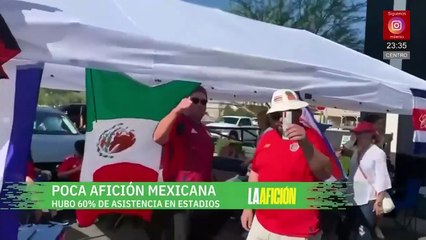 Se registra poca afición mexicana en la Copa Oro
