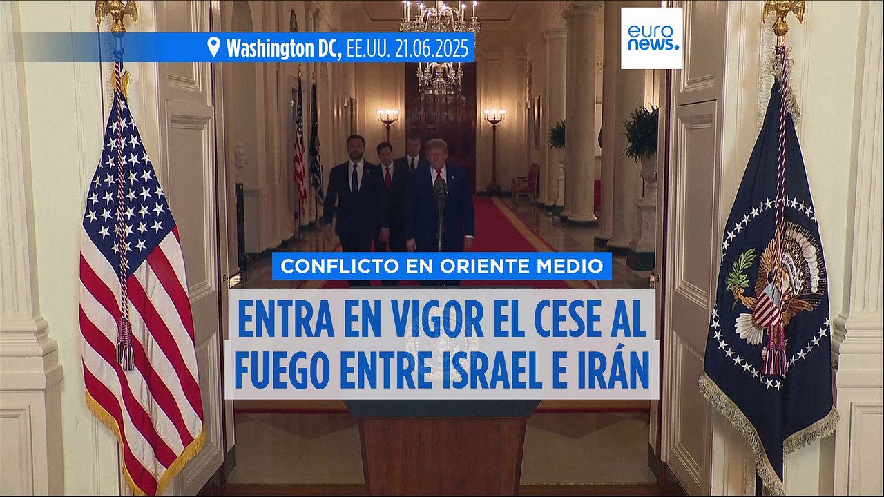 "Por favor, no lo violen": Trump anuncia un alto el fuego "total y completo" entre Israel e Irán