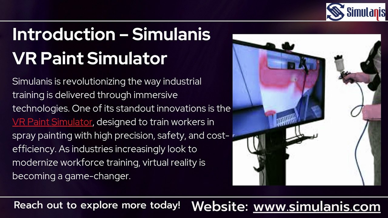 VR Paint Simulator - Simulanis | Virtual Reality Spray Painting Simulator