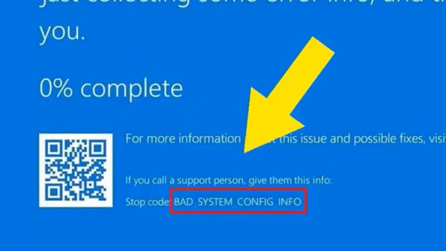 🛠️ Fix BAD SYSTEM CONFIG INFO Error in Windows 11 / 10 / 8 / 7 | Blue or Black Screen Solution ✔️