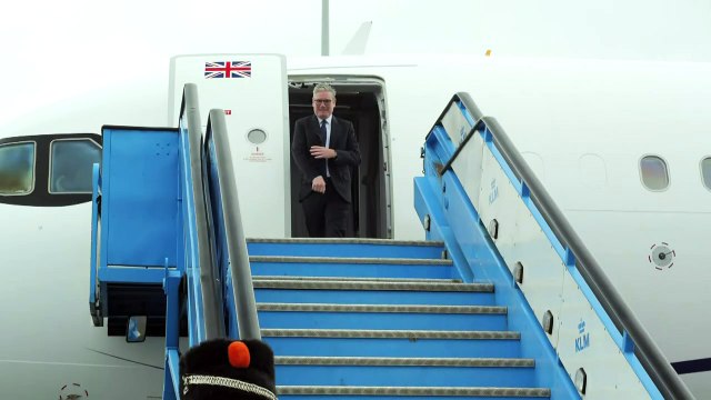 Starmer arrives in the Netherlands for NATO Summit