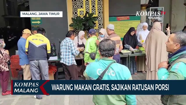 Warung Makan Gratis Tanpa Syarat, Bebas Makan Sepuasnya