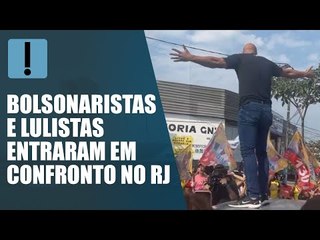 Apoiadores de Lula e Bolsonaro entram em confronto no RJ antes de fala com evangélicos
