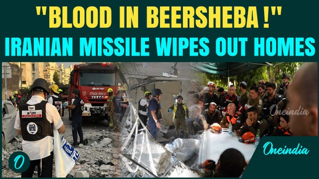 Aftermath of Iran’s Missile Strike on Beersheba | 11 Dead, Dozens Injured as Israel Wakes to Rubble