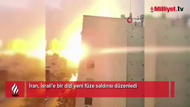 İran, İsrail’e bir dizi yeni füze saldırısı düzenledi