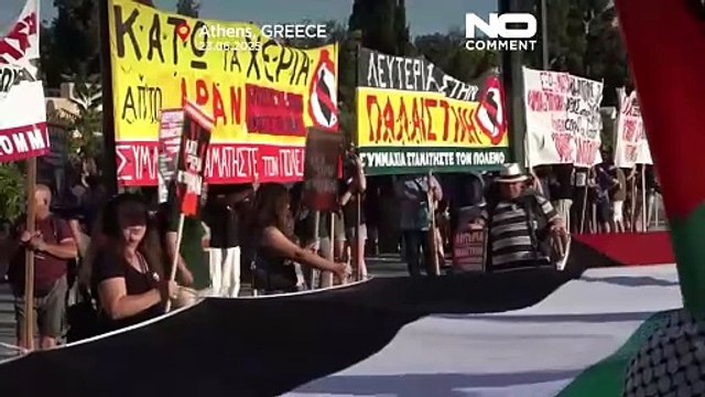 Grecia: migliaia protestano contro gli attacchi USA ai siti nucleari iraniani