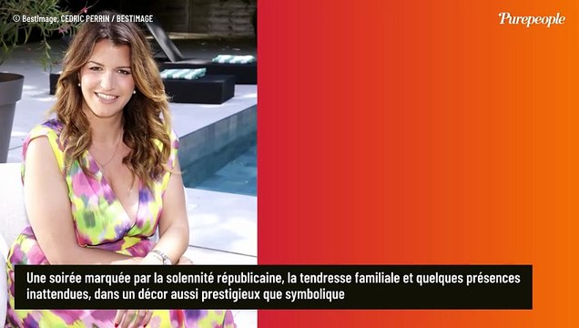 Cyril Hanouna et Tiphaine Auzière réunis pour célébrer Marlène Schiappa enceinte, habillée en robe bleu royal