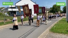 Gérald Watelet, animateur de la RTBF, à Waltzing pour assister à la Fête Dieu