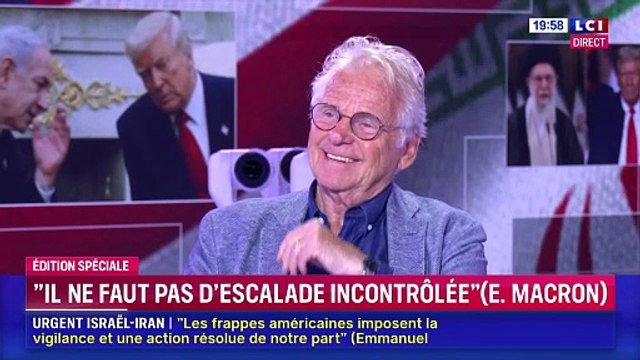 Luc Ferry et Daniel Cohn-Bendit sur LCI dans l'émission de Darius Rochebin, le dimanche 22 juin 2025.