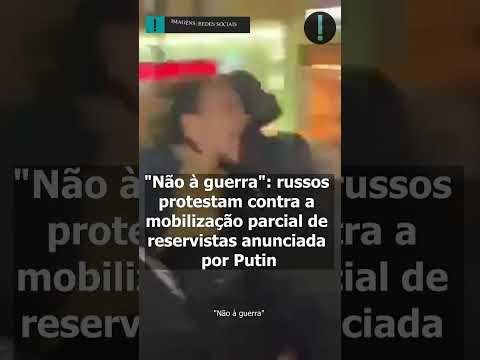 Russos protestam contra a guerra da Ucrânia. #Rússia #Ucrânia#shorts