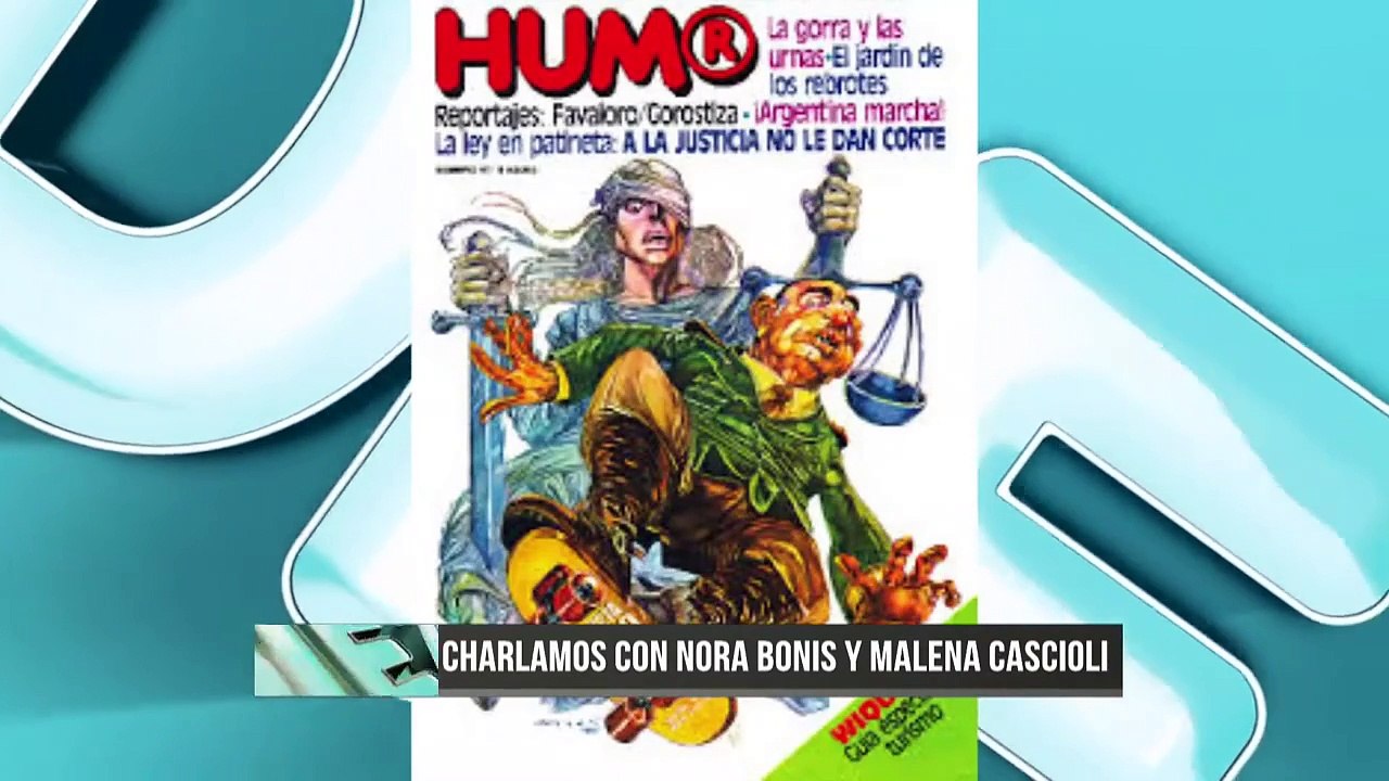 Charlamos con Malena Cascioli y Nora Bonis sobre las muestras del dibujante Andrés Cascioli