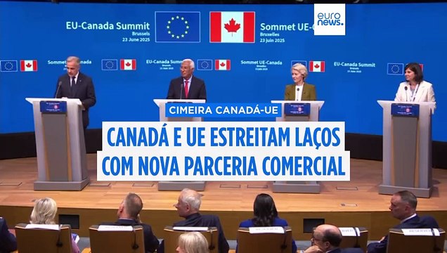 UE e Canadá estreitam laços com uma nova parceria comercial e de defesa