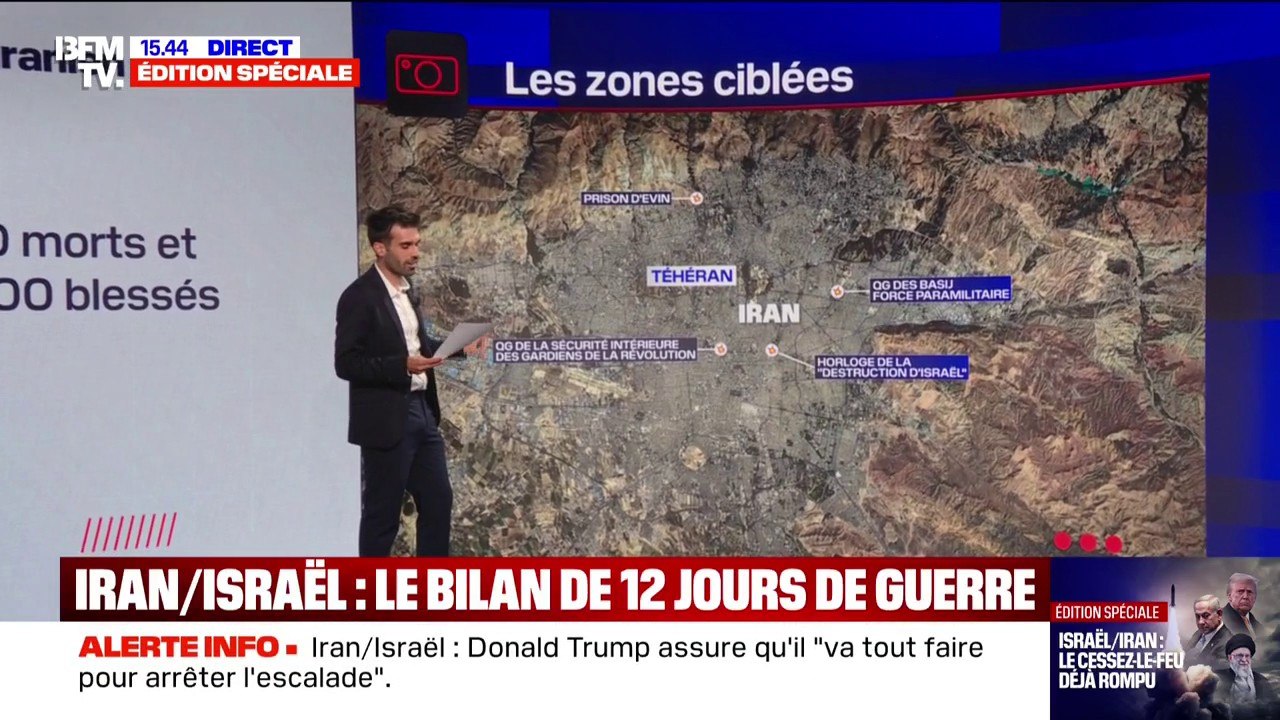 Guerre Iran/Israël: le bilan humain de 12 jours de guerre