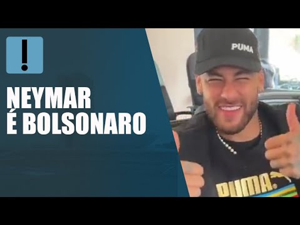 Neymar declara voto em Bolsonaro