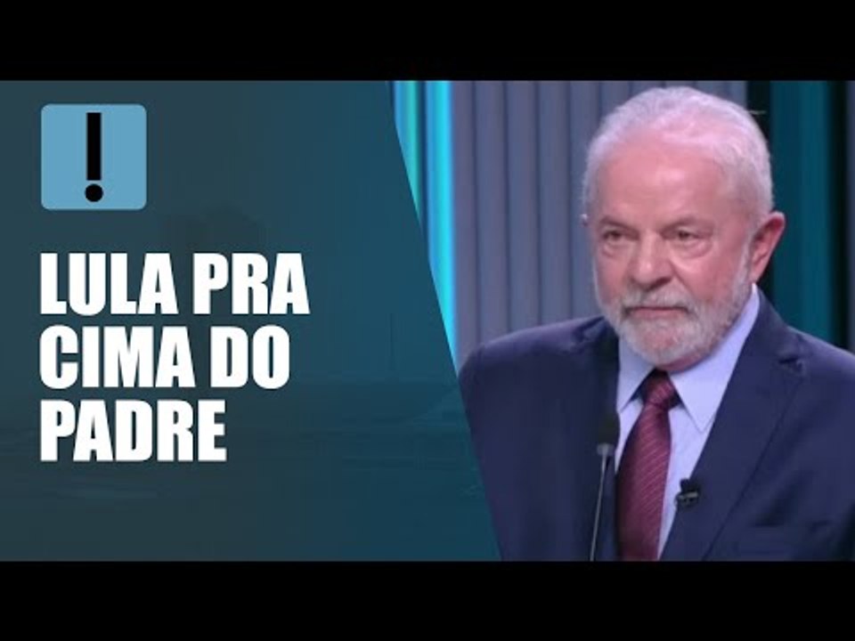Lula perde a paciência com Padre Kelmon em debate da Globo