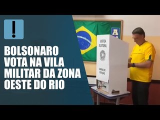 Jair Bolsonaro vota no Rio de Janeiro