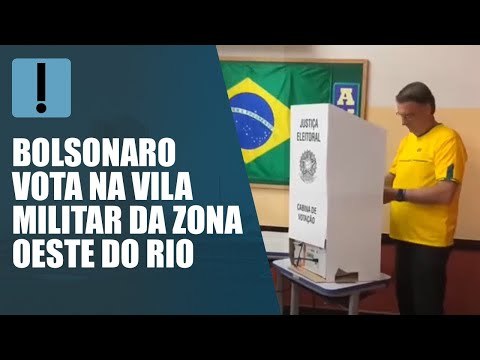 Jair Bolsonaro vota no Rio de Janeiro