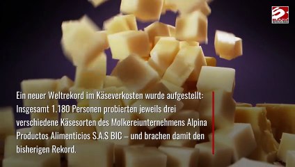 Neuer Weltrekord im Käseverkosten aufgestellt