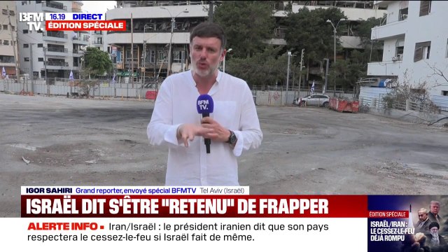 Guerre Iran/Israël: Tel Aviv dit s'être retenu dans ses frappes après le rappel de Donald Trump