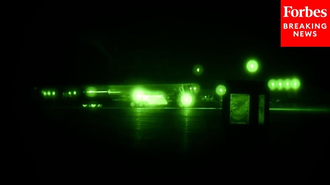 The Department Of Defense Releases Video Of The B-2 Bombers Used In The Strike Against Iran