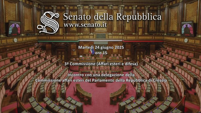 Roma - Parlamento della Repubblica di Croazia (24.06.25)