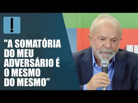 Lula minimiza apoios a Bolsonaro: Somatória é a mesma