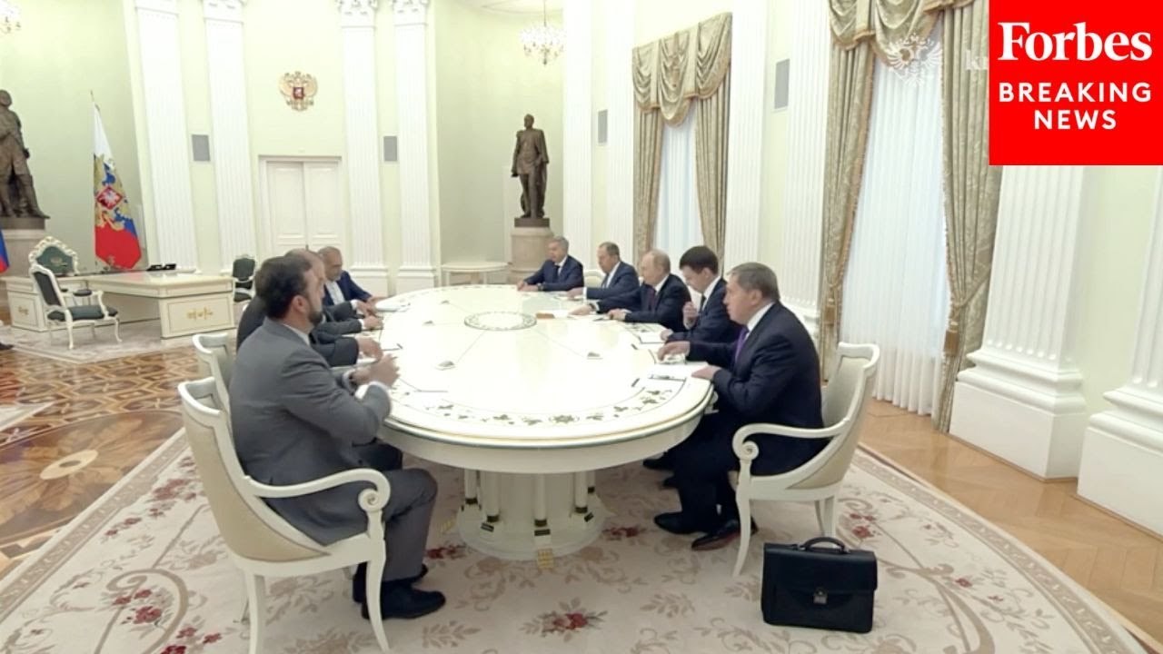 Iranian Foreign Minister Abbas Araghchi Meets With Russian President Vladimir Putin