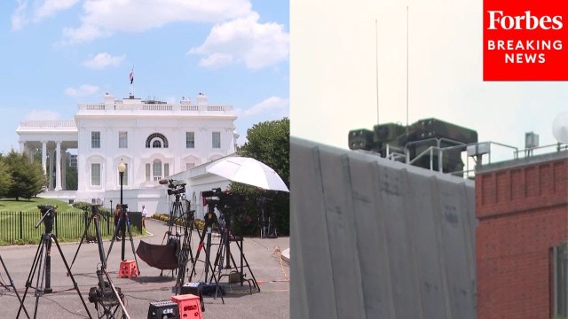 An Anti-Aircraft Missile Launcher Is Deployed Near The White House Amid Rising Tensions With Iran