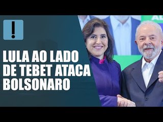 “Nós estamos diante de um homem sem alma, sem coração”, diz Lula, sobre apoio de Simone