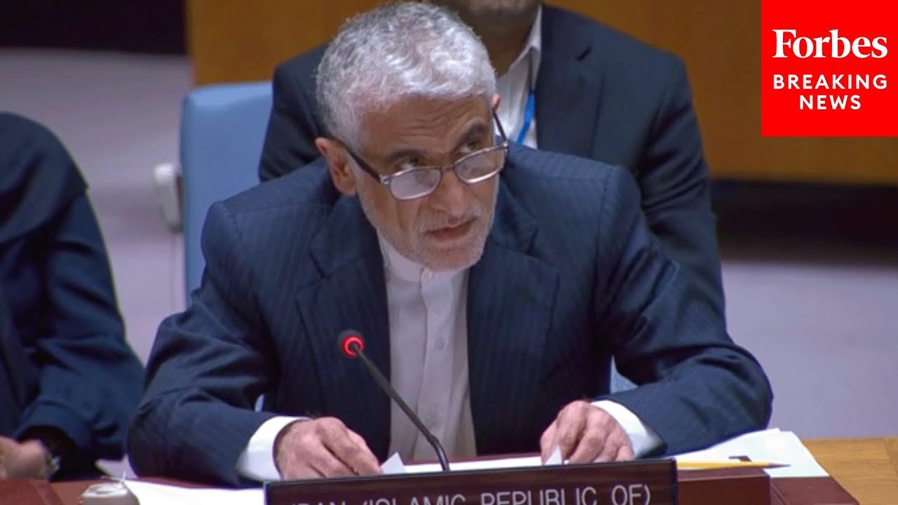 Iran's UN Ambassador Condemns U.S. Strikes As A 'Flagrant Breach Of International Law'