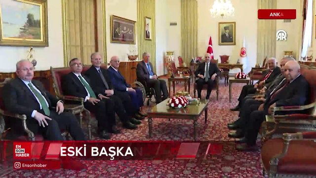 TBMM Başkanı Kurtulmuş, eski Meclis başkanlarıyla bir araya geldi