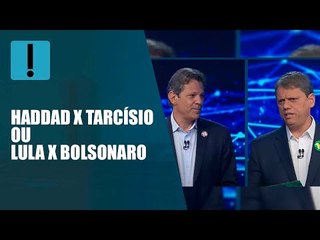 Haddad x Tarcísio: o debate dos 'postes' em São Paulo