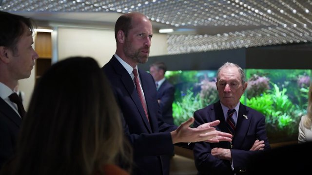 William meets Earthshot Prize finalists at Bloomberg HQ