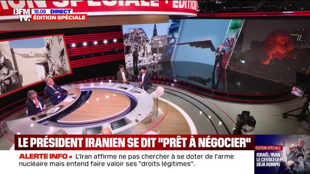 Iran/Israël: le président iranien dit être prêt à revenir à la table des négociations