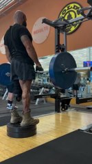 Man With Artificial Leg Does Deadlift and Pullups at Gym