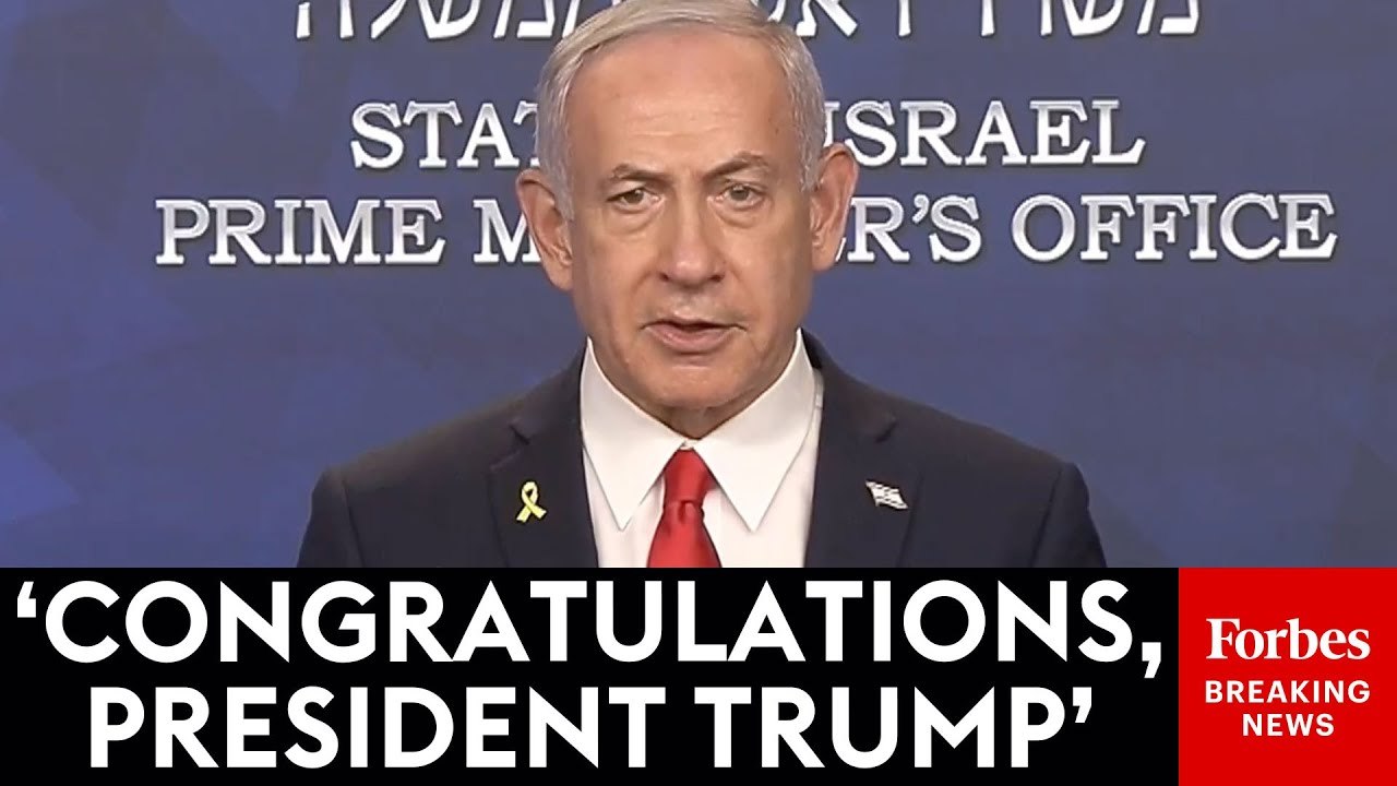 Israeli Prime Minister Netanyahu Delivers Remarks After President Trump Strikes Iran
