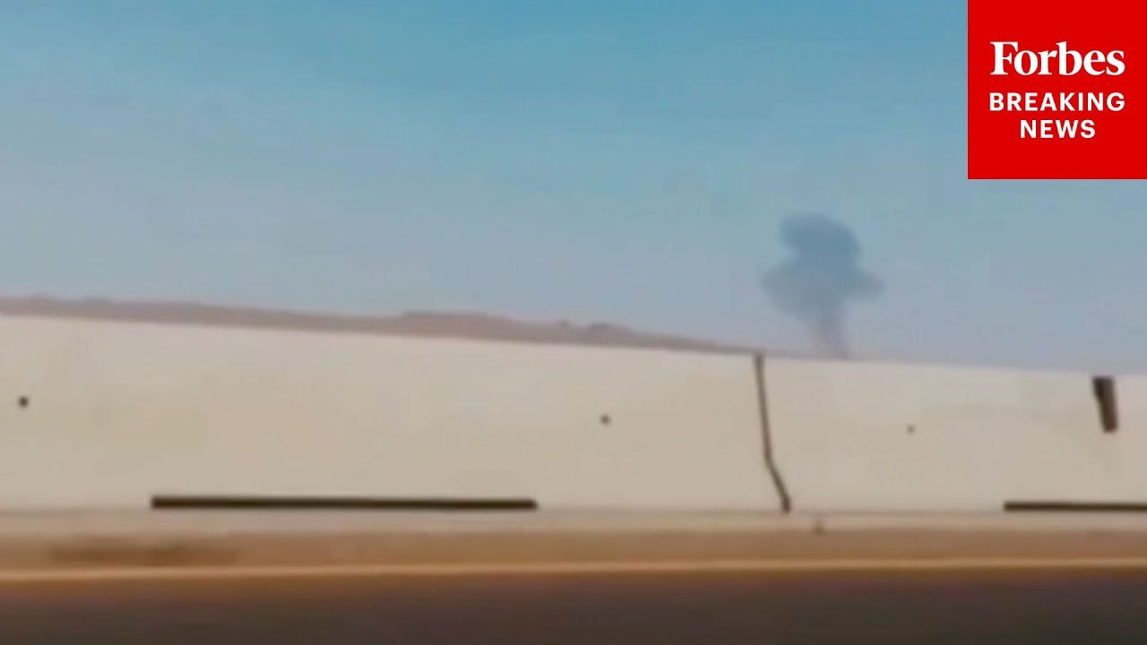 Camera Captures Smoke Rising Over Iran's Fordow Nuclear Facility After U.S. Strike