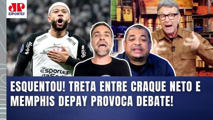 "OLHA QUE LOUCURA! O Memphis Depay ATACOU o Neto, que FALOU AO VIVO que..." TRETA no Corinthians!